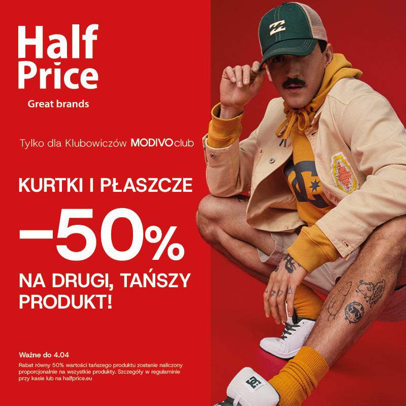 promocja kurtki płaszcze halfprice