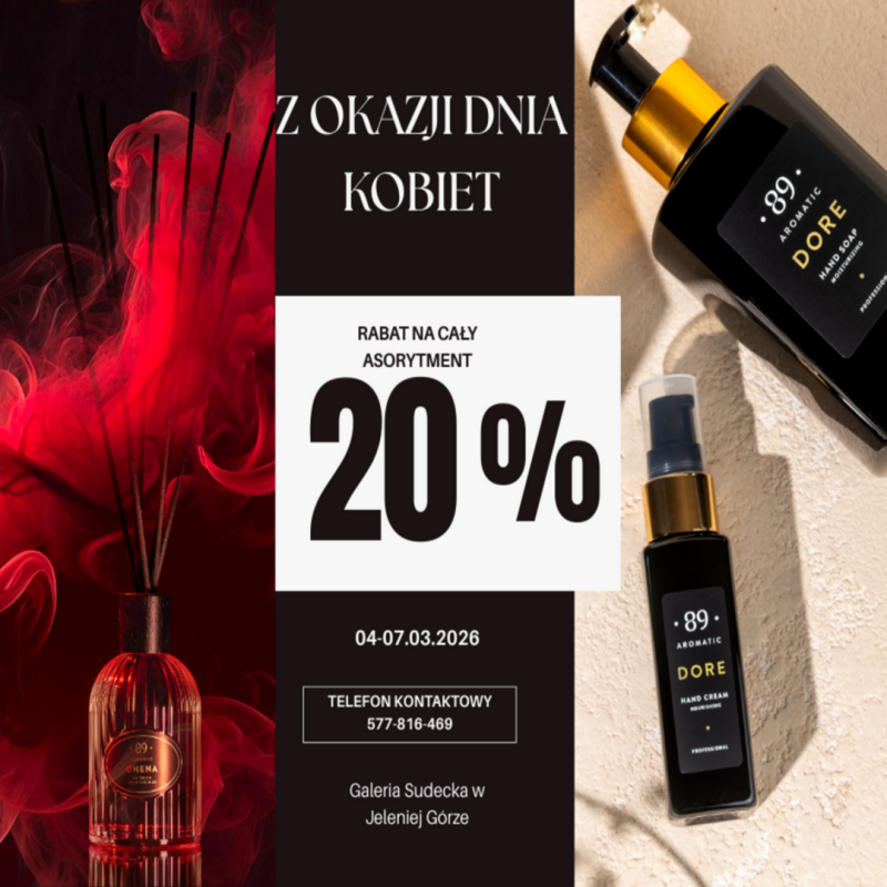 dzień kobiet aromatic89 promocja
