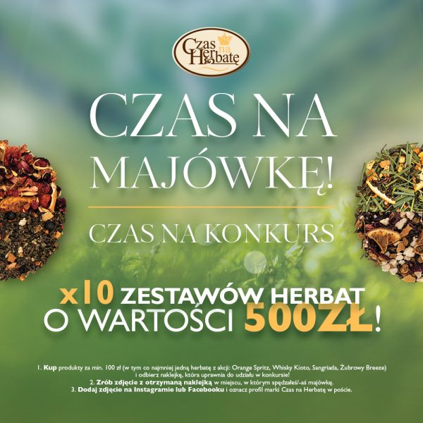 czas na herbatę majówka konkurs