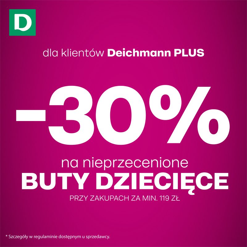 promocja deichmann buty dziecięce