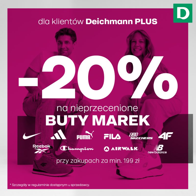 deichmann promocja -20% na buty