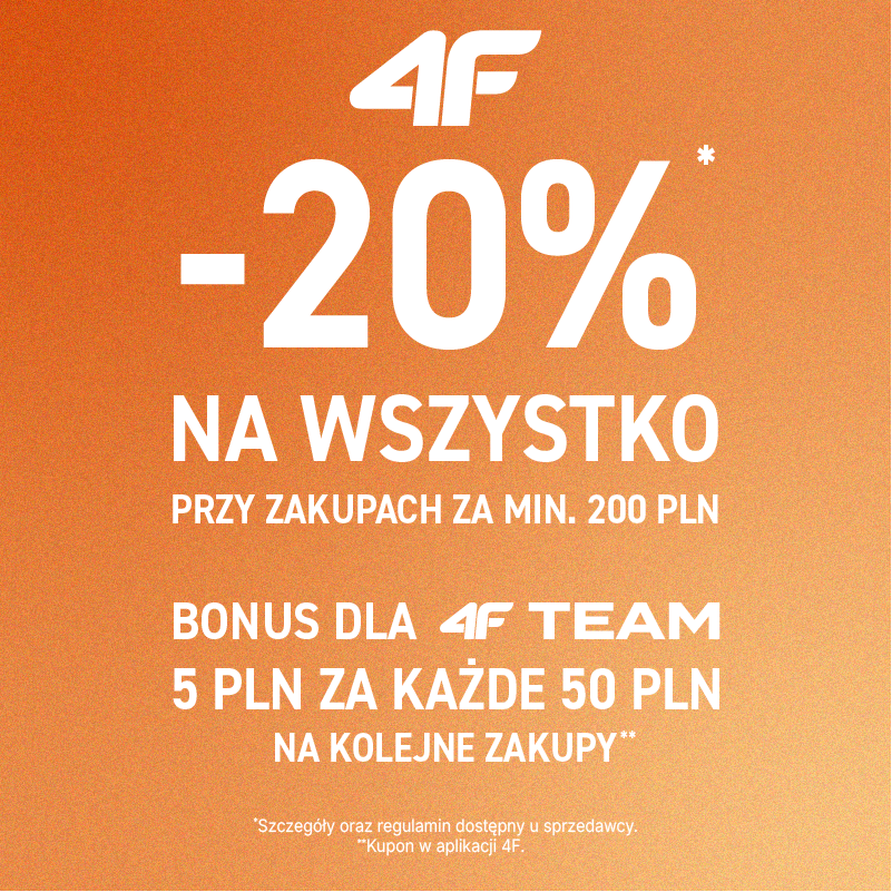 promocja -20% na wszystko 4f