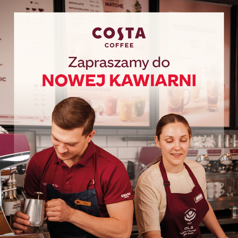 galeria sudecka otwarcie costa coffee