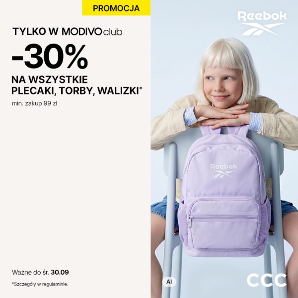 CCC -30% na wszystkie plecaki, torby i walizki z MODIVOclub! galeria sudecka