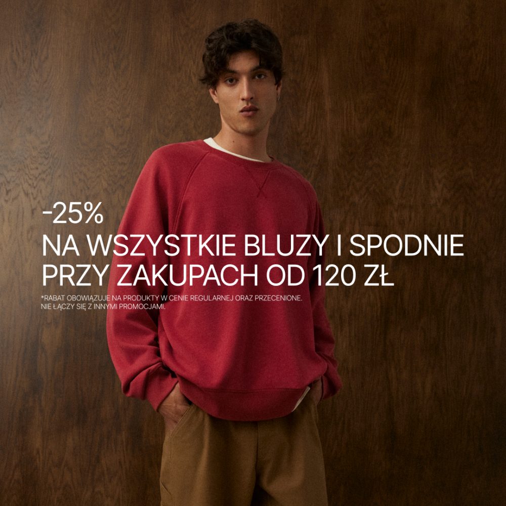 DIVERSE AKCJA PROMOCYJNA -25% NA BLUZY I SPODNIE