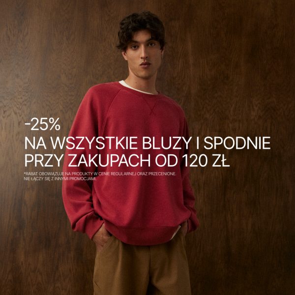 DIVERSE AKCJA PROMOCYJNA -25% NA BLUZY I SPODNIE