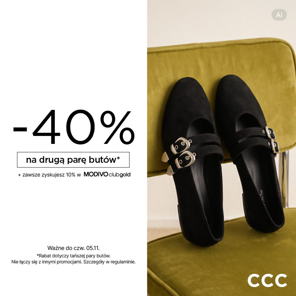 promocja ccc -40 na drugą parę