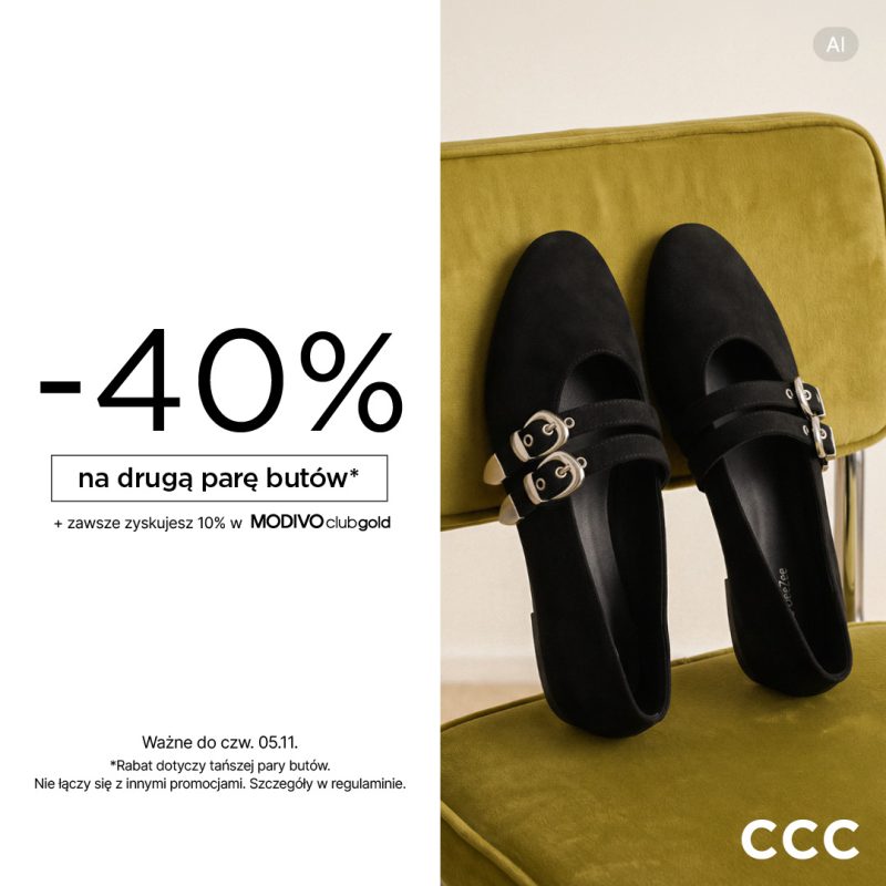 promocja ccc -40 na drugą parę