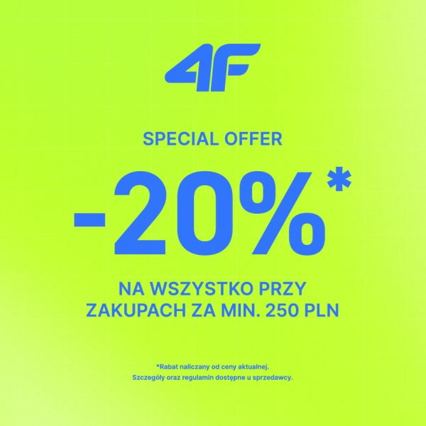 4F SPECIAL OFFER promocja galeria sudecka