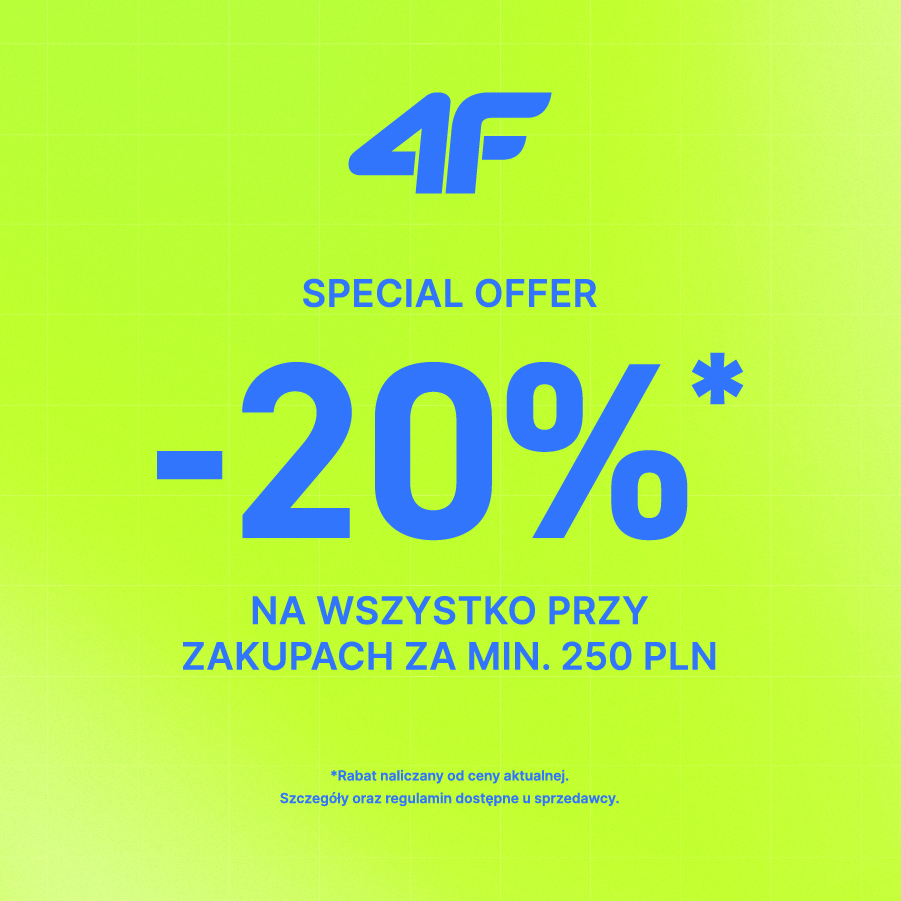 4F SPECIAL OFFER promocja galeria sudecka