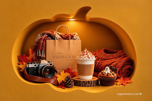 jesień w galerii sudeckiej konkurs ścianka zdjęciowa halloween