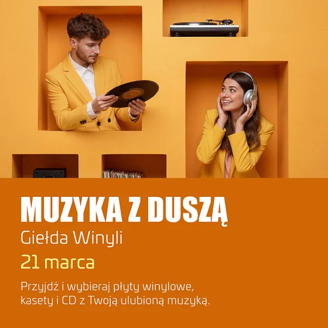 Kochasz muzykę? 🎼

Lubisz słuchać jej w wysokiej jakości i ciepłym, analogowym brzmieniu?

Fascynują Cię trzaski płyt winylowych, obracający się talerz gramofonu i okładki, które są małymi dziełami sztuki?

Mamy coś dla Ciebie.

Zapraszamy na wyjątkowy kiermasz: wyspę PEROLA RECORDS z płytami winylowymi, CD i kasetami.

📅 21.03.2026
⏰ godz. 10:00–20:30

Masz płyty, których już nie słuchasz?
Przynieś je ze sobą, daj im drugie życie.

Zabierz znajomych i zanurz się w skrzyniach pełnych muzycznych skarbów.
Czekamy na Ciebie!

Do zobaczenia! ❤